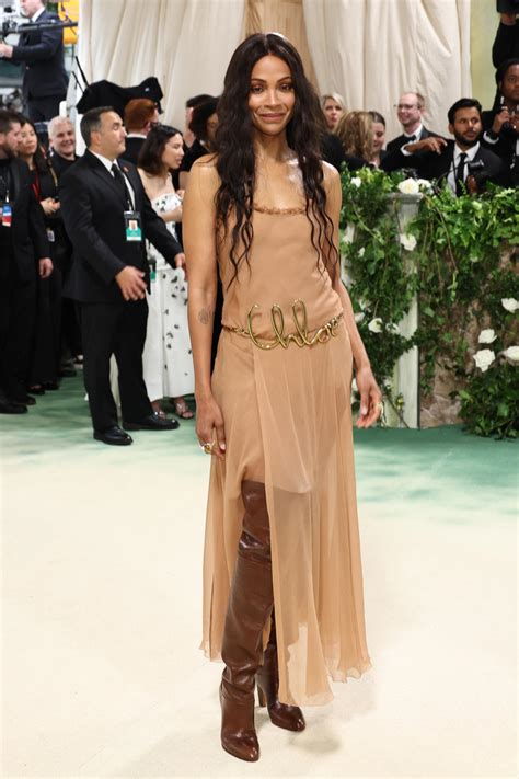 zoe saldana met gala 2024.